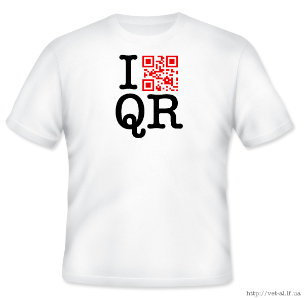 I love QR T-Shirt